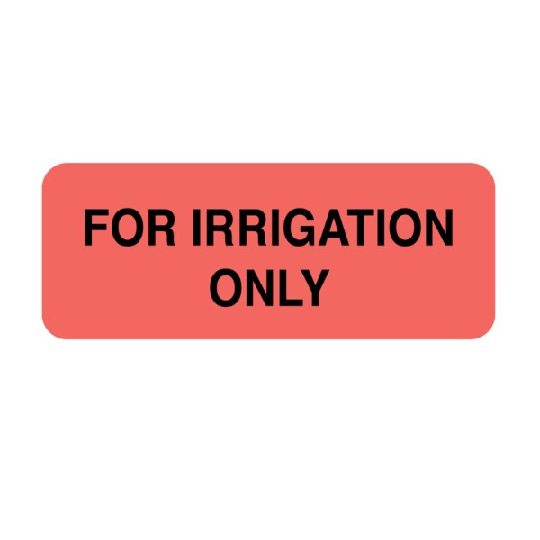 Nevs For Irrigation Only 7/8" x 2-1/4" Flr Red w/Black N-1516 - main